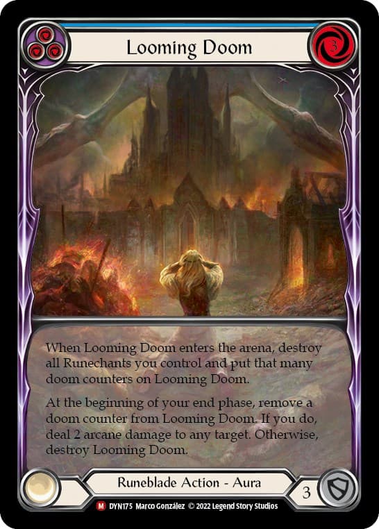 Looming Doom (Extended Art) — Dynasty card