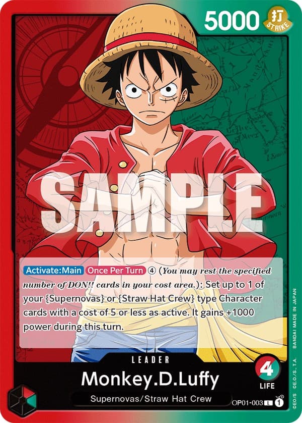Monkey.D.Luffy (003) — Romance Dawn card