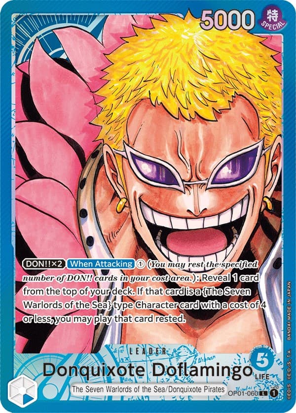Donquixote Doflamingo (060) (Parallel) — Romance Dawn card
