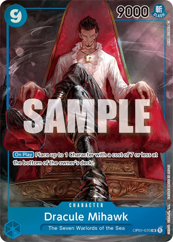 Dracule Mihawk (Parallel) — Romance Dawn card