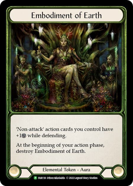 Embodiment of Earth - FAB118 — Flesh and Blood: Promo Cards card