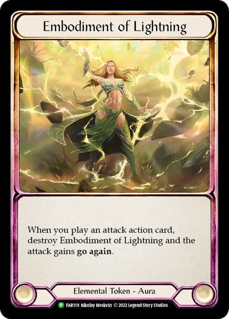 Embodiment of Lightning - FAB119 — Flesh and Blood: Promo Cards card