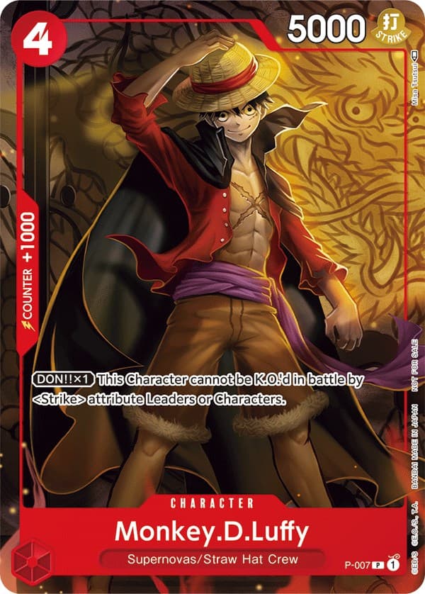 Monkey.D.Luffy - P-007 (Tournament Pack Vol. 1) — One Piece Promotion Cards card
