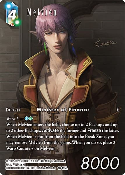 Melvien (Full Art) — Resurgence of Power card