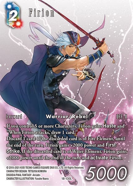Firion (Full Art) — Resurgence of Power card