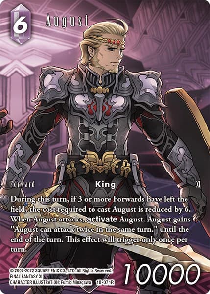 August (Full Art) — Resurgence of Power card