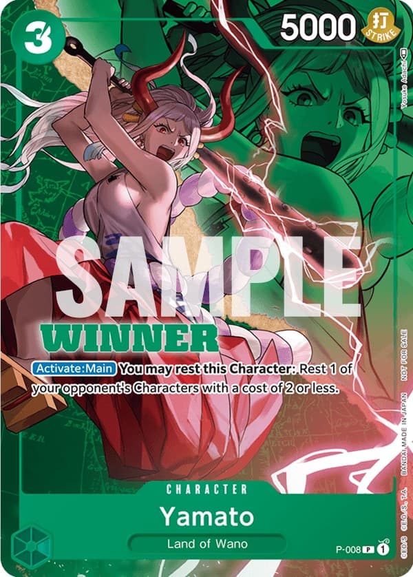 Yamato - P-008 (Winner Pack Vol. 1) — One Piece Promotion Cards card