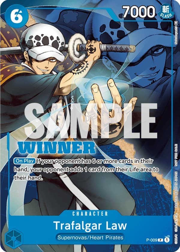 Trafalgar Law - P-009 (Winner Pack Vol. 1) — One Piece Promotion Cards card