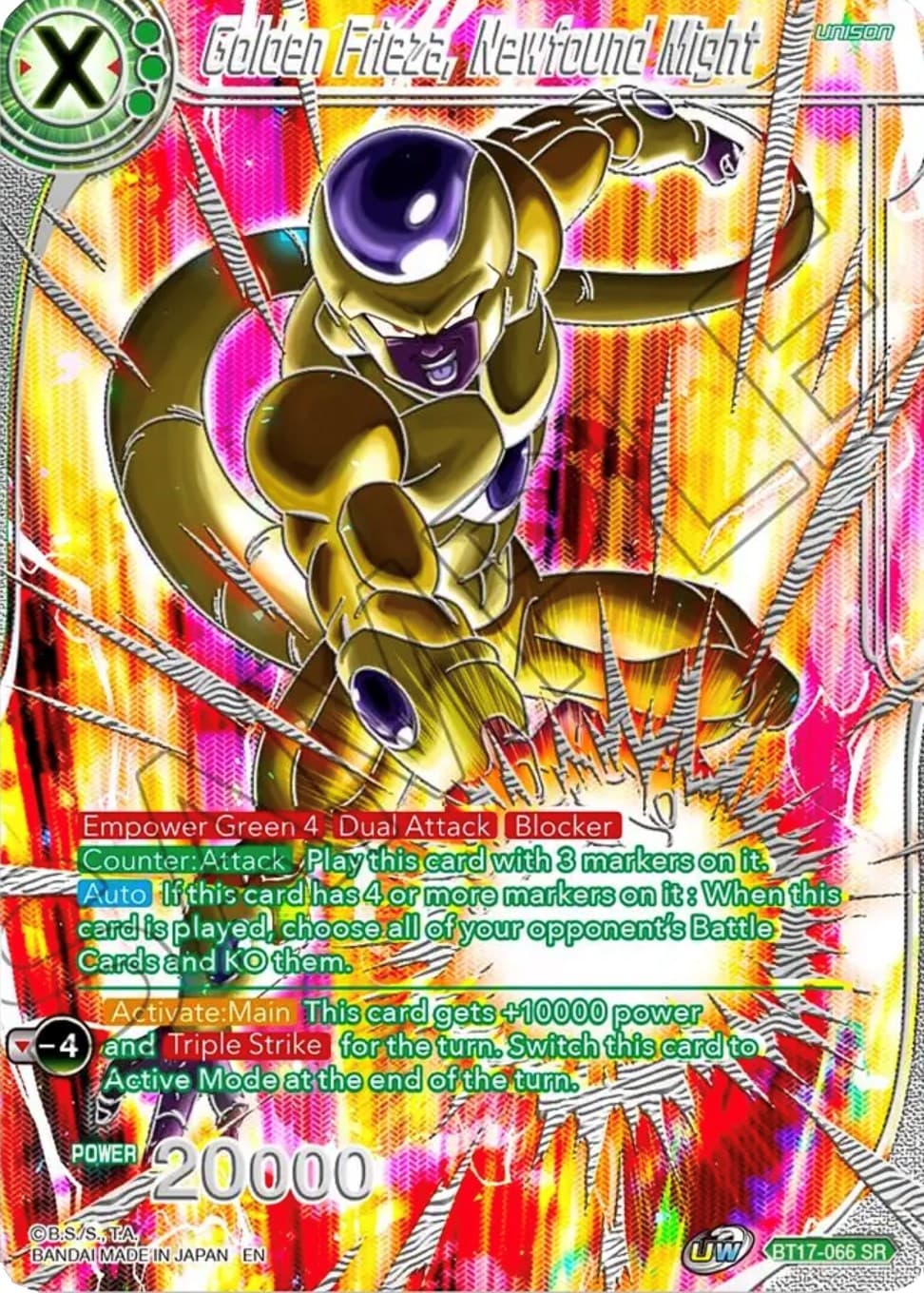 Golden Frieza, Newfound Might — Collector's Selection Vol. 3 card