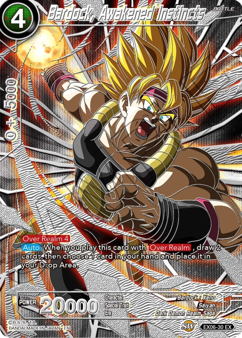 Bardock, Awakened Instincts — Collector's Selection Vol. 3 card