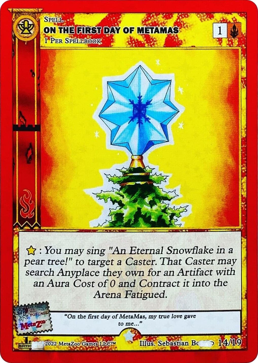 On The First Day Of Metamas (First Edition) — Holiday Promos card