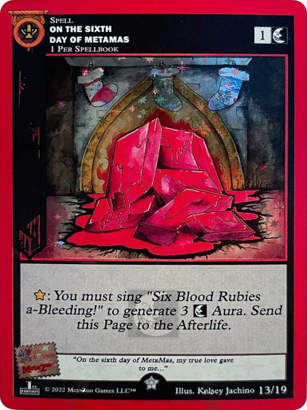 On The Sixth Day Of Metamas (First Edition) — Holiday Promos card