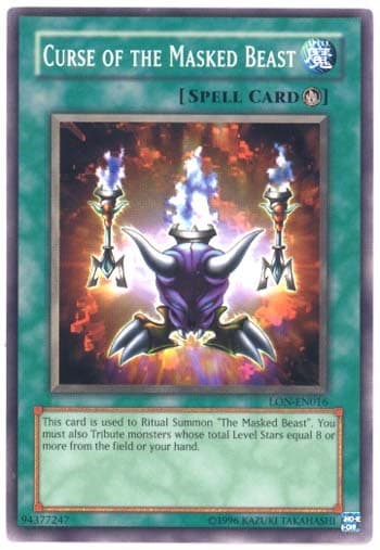 Curse of the Masked Beast — Labyrinth of Nightmare (Worldwide English) card