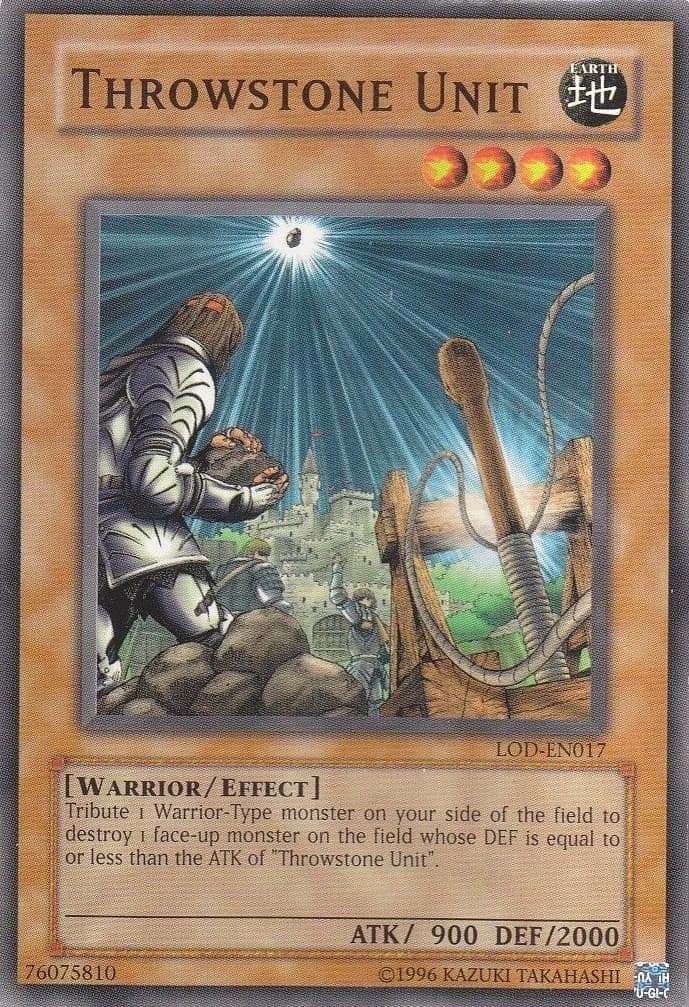 Throwstone Unit — Legacy of Darkness (Worldwide English) card