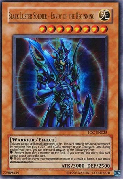 Black Luster Soldier - Envoy of the Beginning — Invasion of Chaos (Worldwide English) card