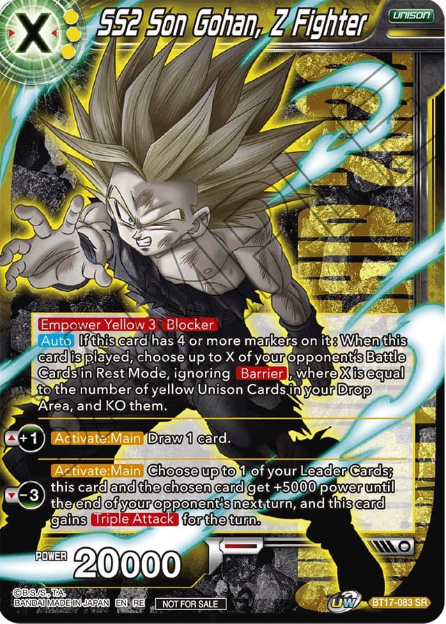 SS2 Son Gohan, Z Fighter (Championship 2022 Celebration Pack) — Promotion Cards card