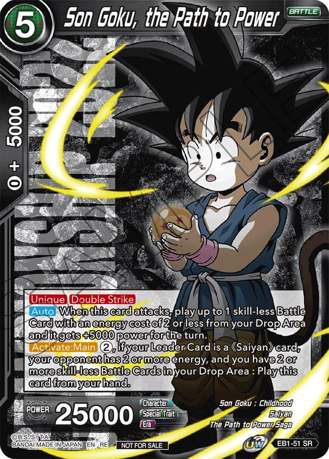 Son Goku, the Path to Power (Championship 2022 Celebration Pack) — Promotion Cards card