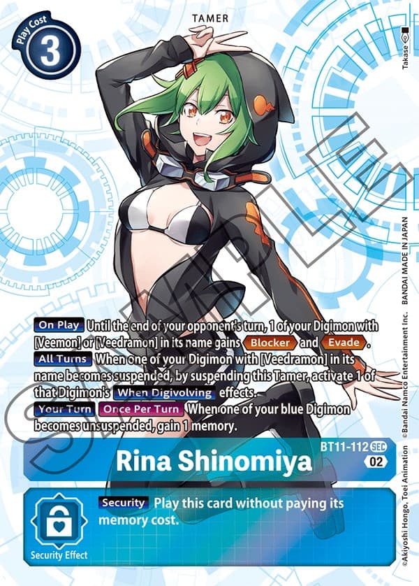 Rina Shinomiya — Dimensional Phase card