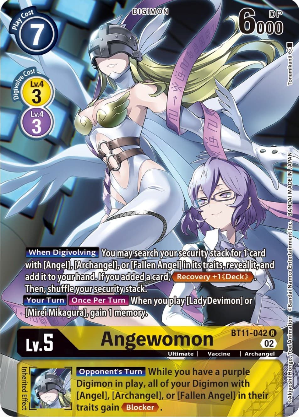 Angewomon (Alternate Art) — Dimensional Phase card