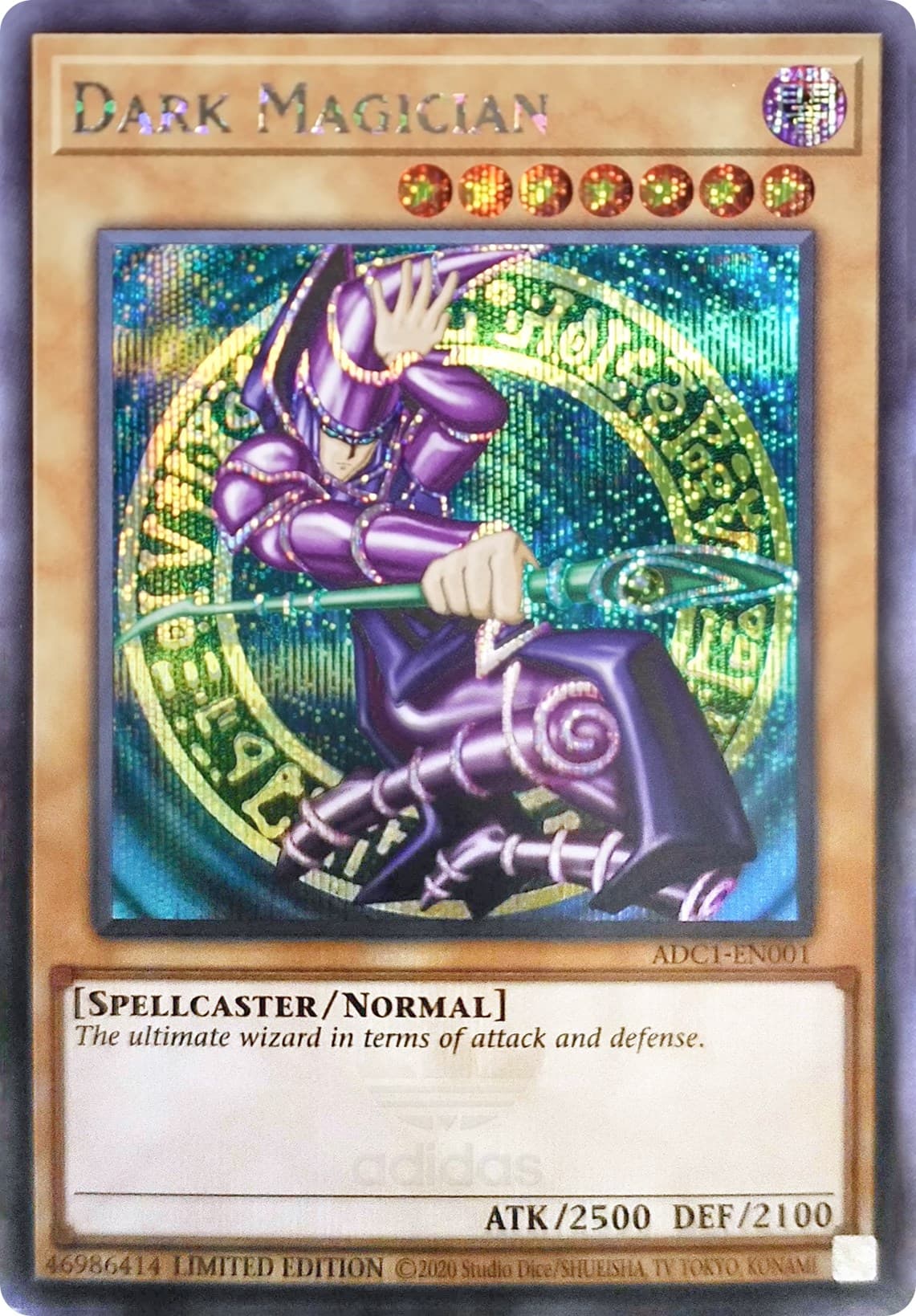 Dark Magician (Adidas Exclusive) — Miscellaneous Promotional Cards card