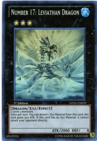 Number 17: Leviathan Dragon (Ghost Rare) — Generation Force card