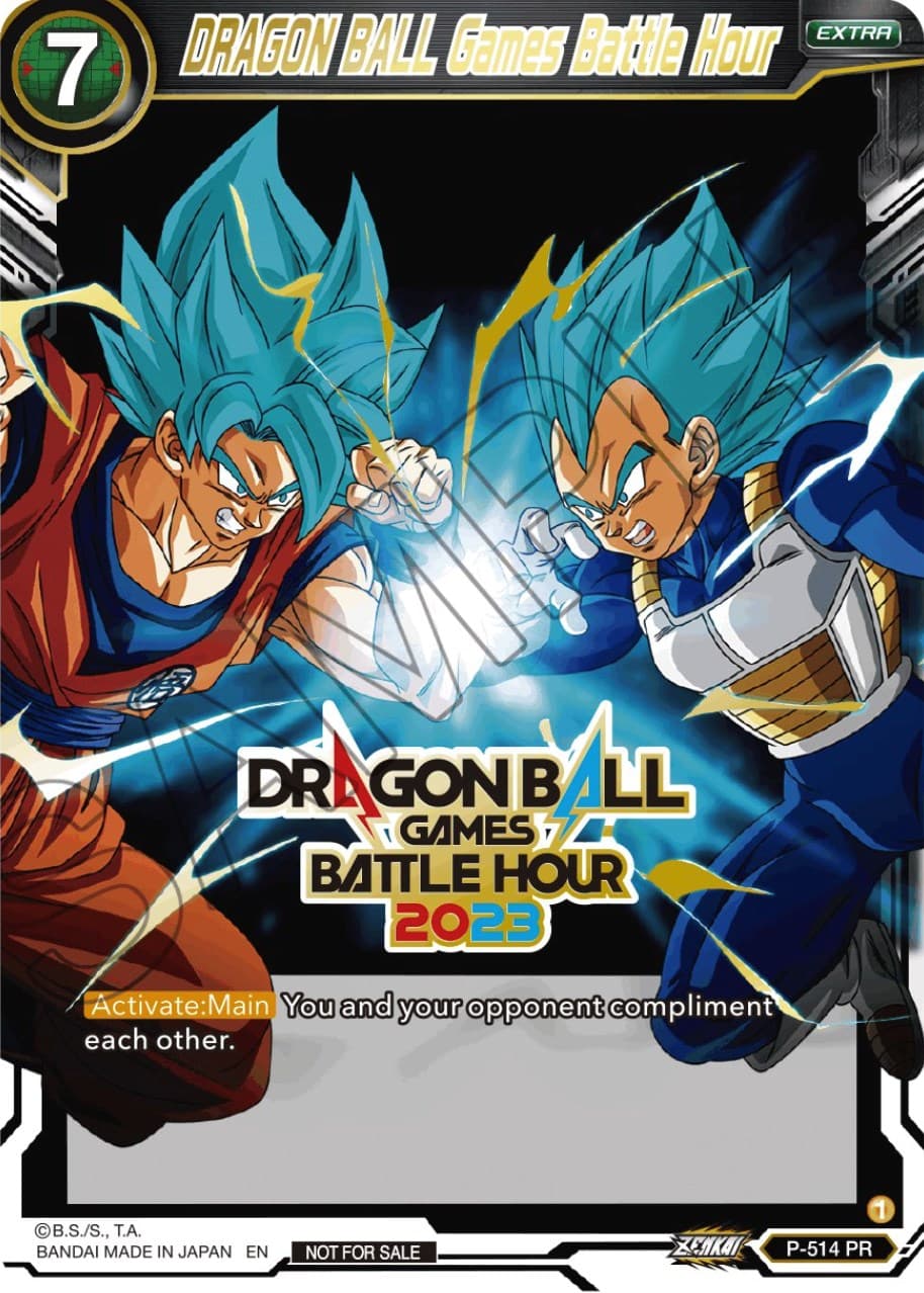 DRAGON BALL Games Battle Hour (Dragon Ball Games Battle Hour 2023 Promo Card Set) — Promotion Cards card