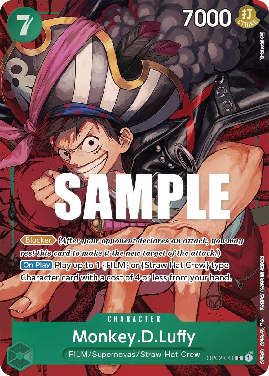 Monkey.D.Luffy (041) (Alternate Art) — Paramount War card