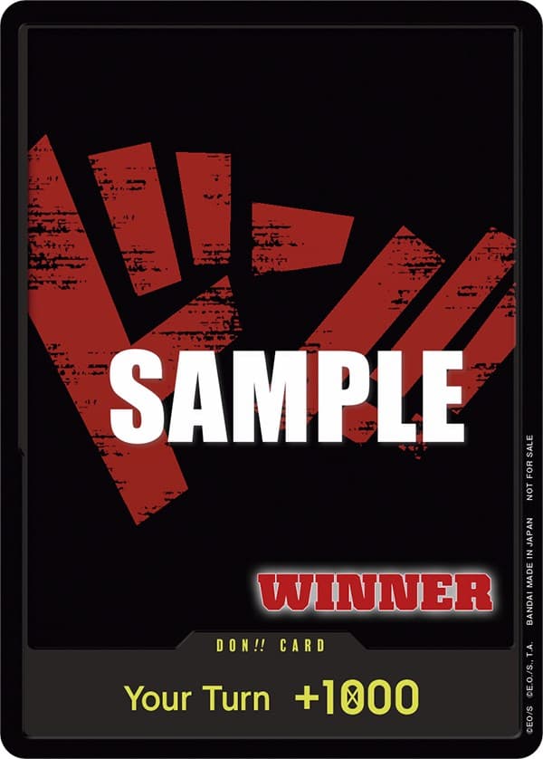 DON!! Card (Tournament Pack Vol. 2) [Winner] — One Piece Promotion Cards card