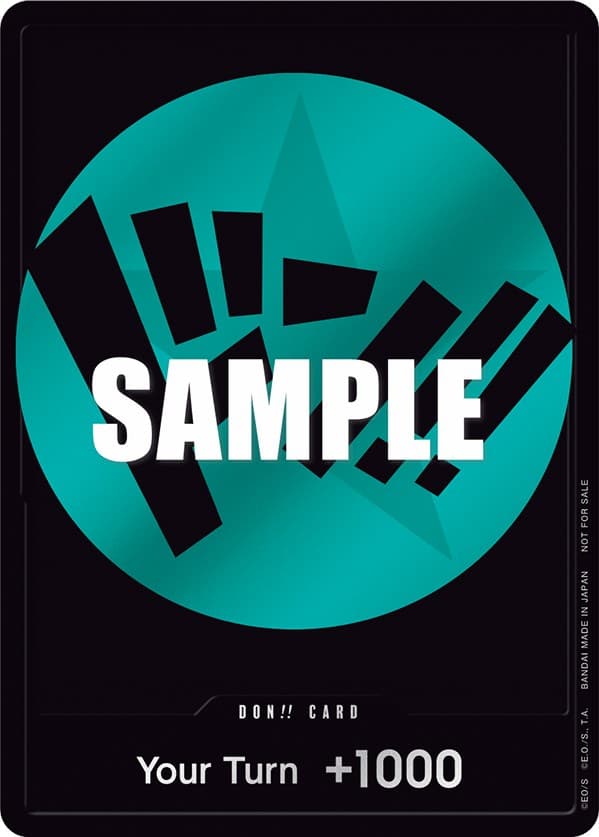 DON!! Card (Teal) — One Piece Promotion Cards card