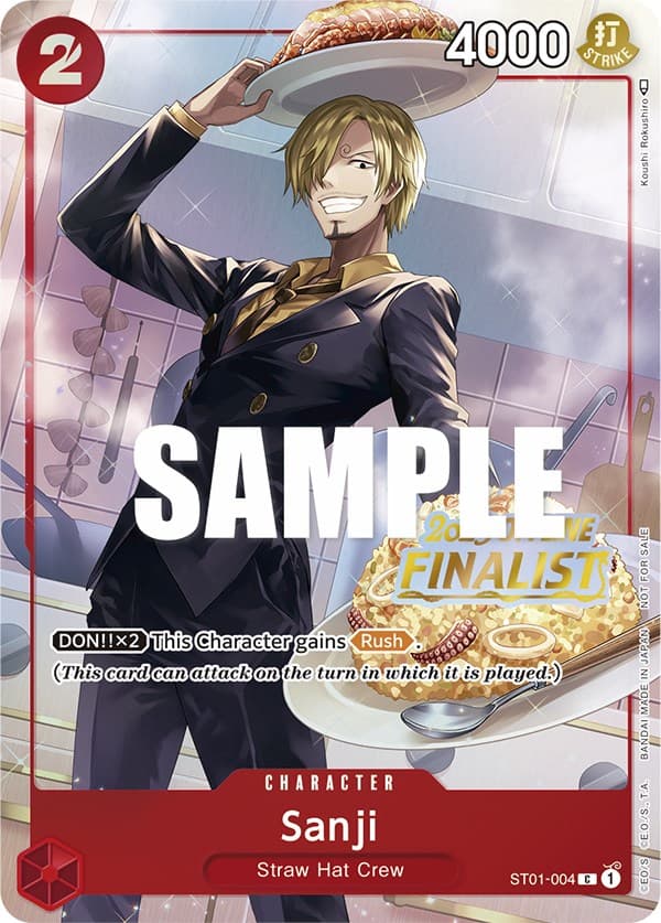 Sanji (Offline Regional 2023) [Finalist] — One Piece Promotion Cards card