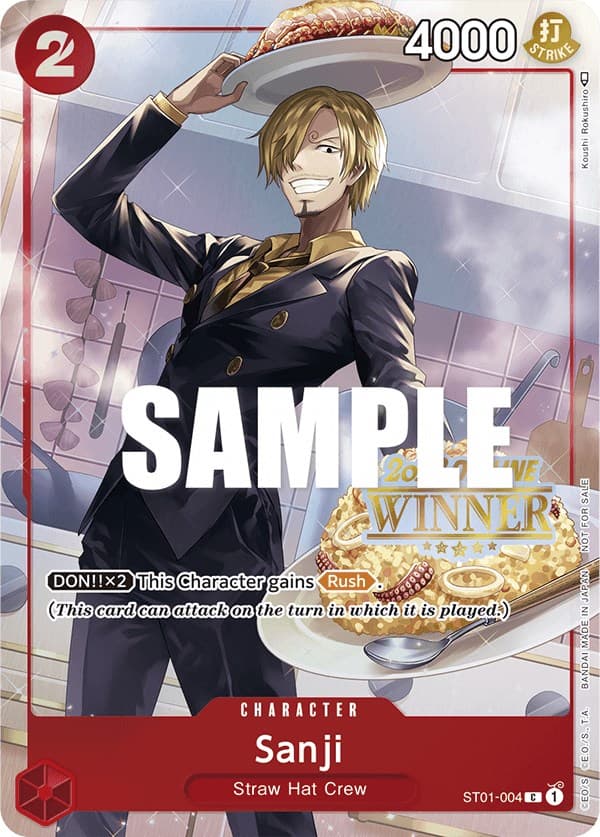 Sanji (Offline Regional 2023) [Winner] — One Piece Promotion Cards card
