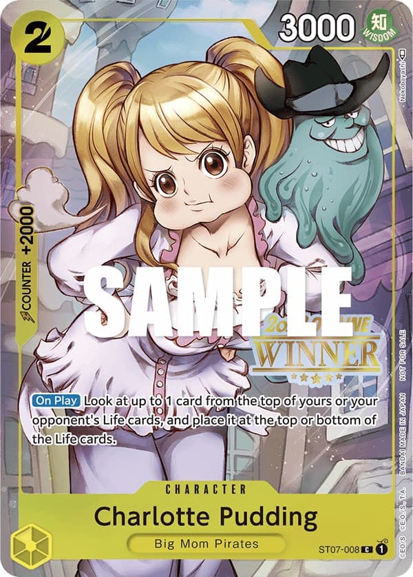 Charlotte Pudding (Offline Regional 2023) [Winner] — One Piece Promotion Cards card
