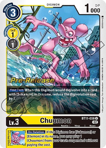 Chuumon — Dimensional Phase Pre-Release Cards card