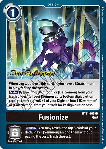 Fusionize — Dimensional Phase Pre-Release Cards card
