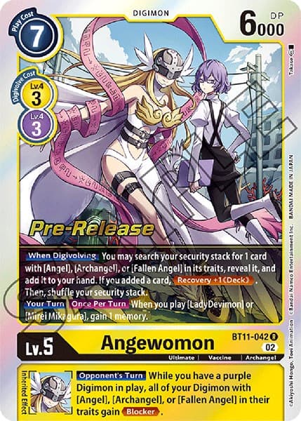 Angewomon — Dimensional Phase Pre-Release Cards card