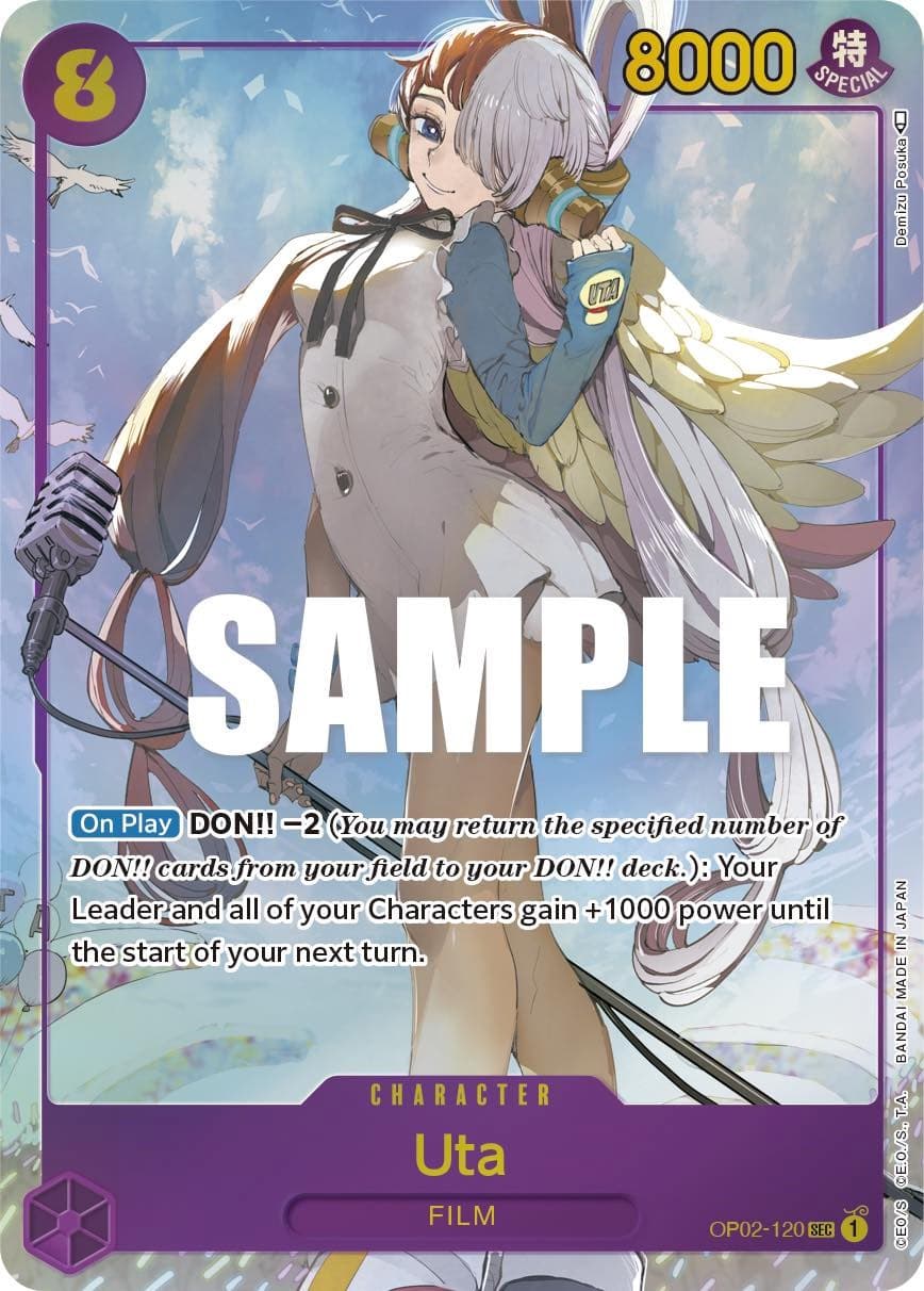 Uta (Alternate Art) — Paramount War card