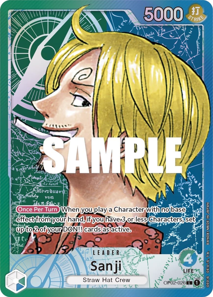 Sanji (Alternate Art) — Paramount War card