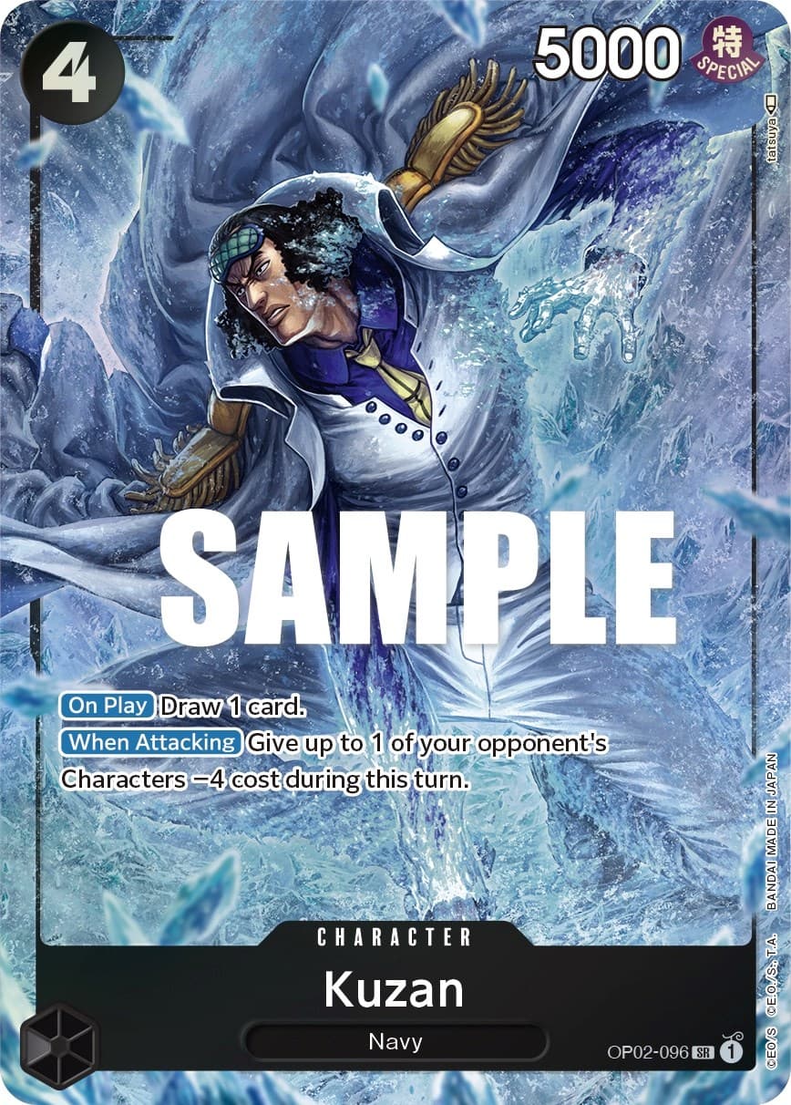 Kuzan (096) (Alternate Art) — Paramount War card
