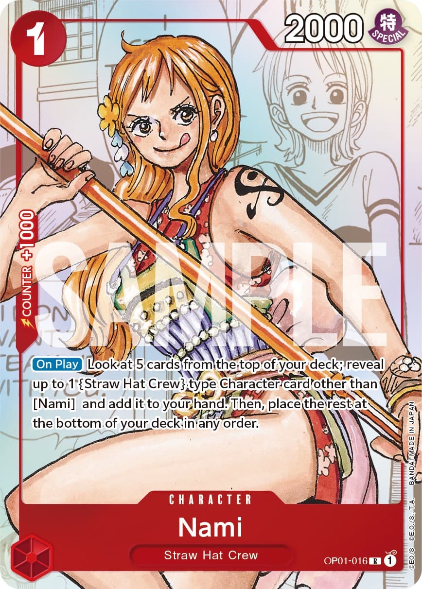 Nami - OP01-016 (Alternate Art) — One Piece Promotion Cards card