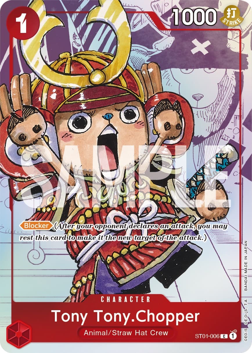 Tony Tony.Chopper - ST01-006 (Alternate Art) — One Piece Promotion Cards card
