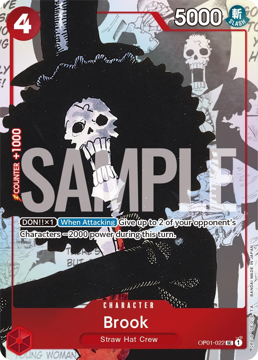 Brook - OP01-022 (Alternate Art) — One Piece Promotion Cards card