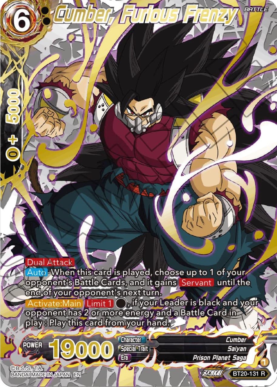 Cumber, Furious Frenzy (Gold-Stamped) — Power Absorbed card
