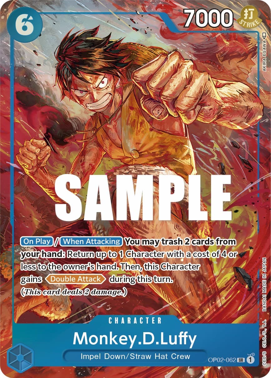 Monkey.D.Luffy (062) (Alternate Art) — Paramount War card