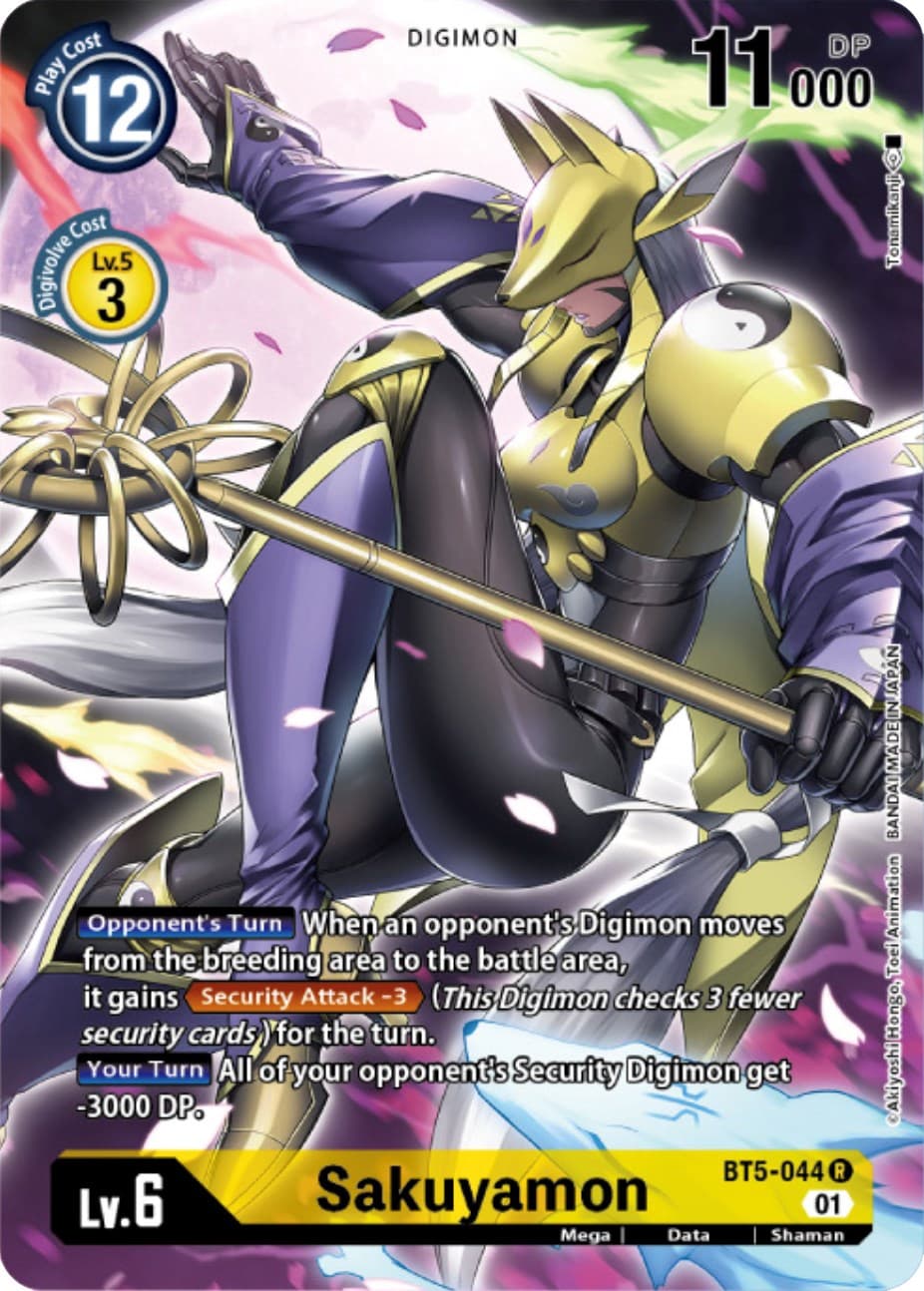 Sakuyamon (Digimon Card Game Deck Box Set) — Battle of Omni card