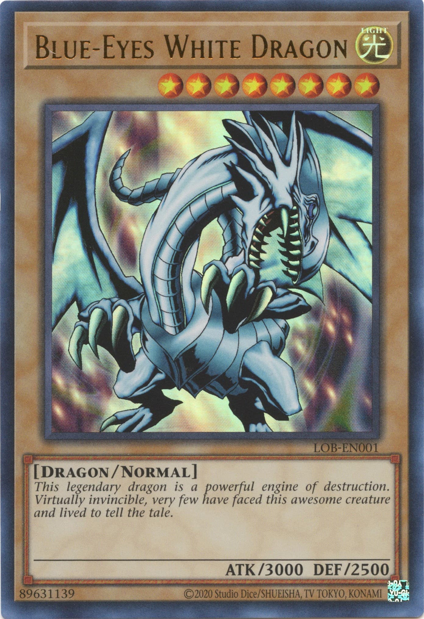 Blue-Eyes White Dragon — Legend of Blue Eyes White Dragon (25th Anniversary Edition) card