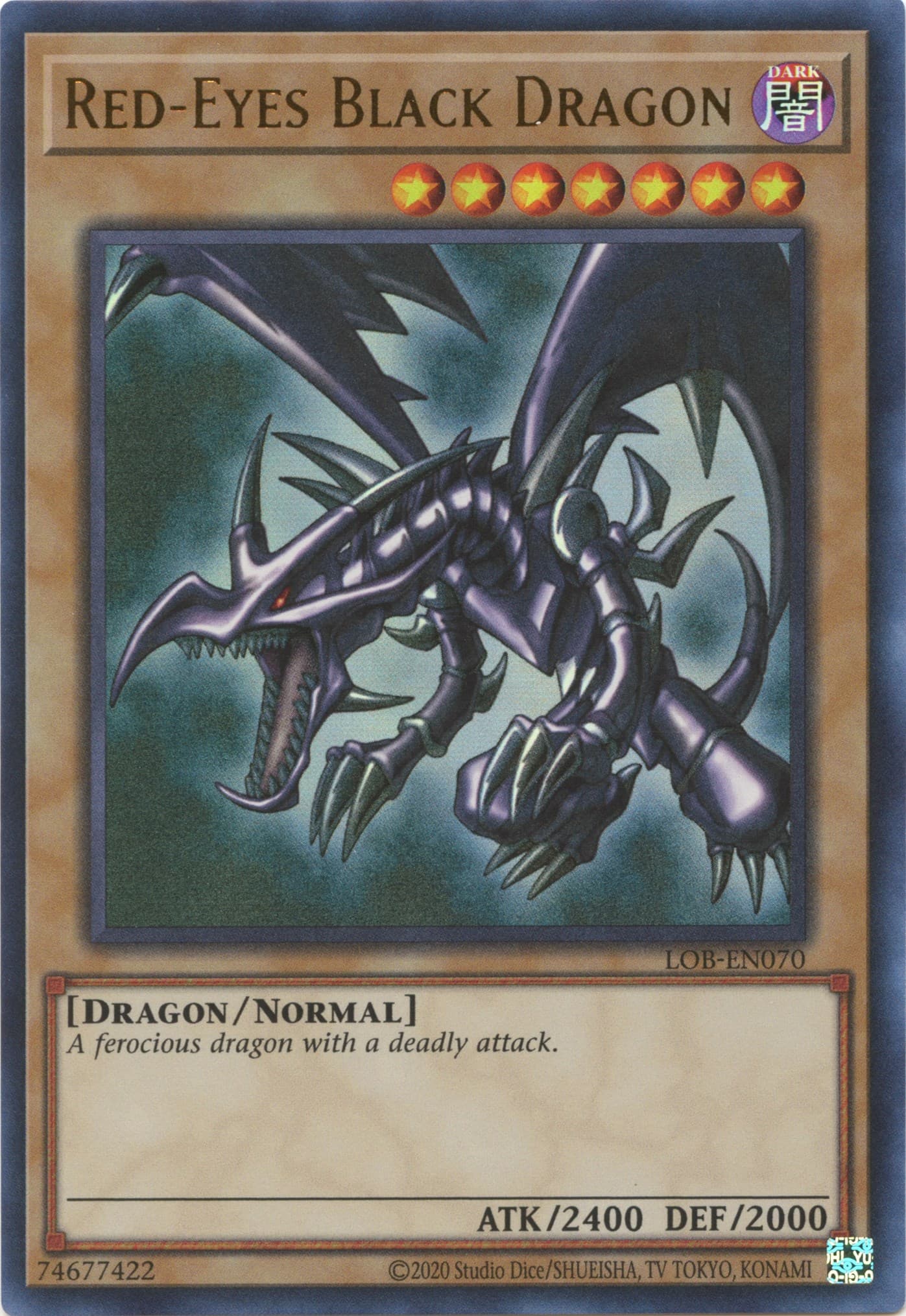 Red-Eyes Black Dragon — Legend of Blue Eyes White Dragon (25th Anniversary Edition) card