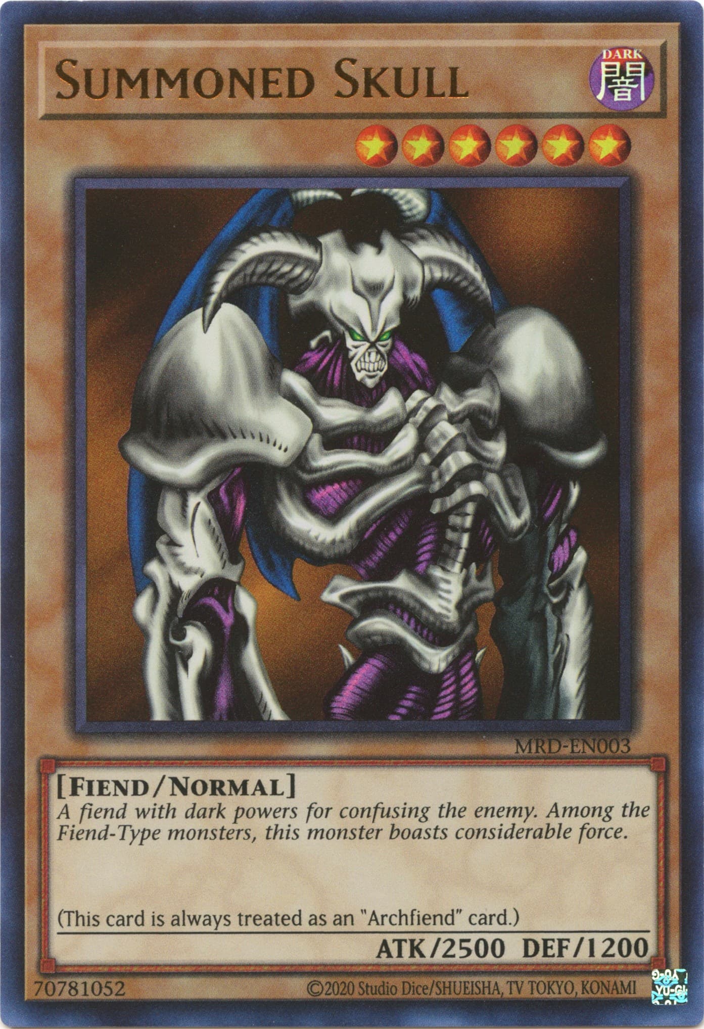 Summoned Skull — Metal Raiders (25th Anniversary Edition) card
