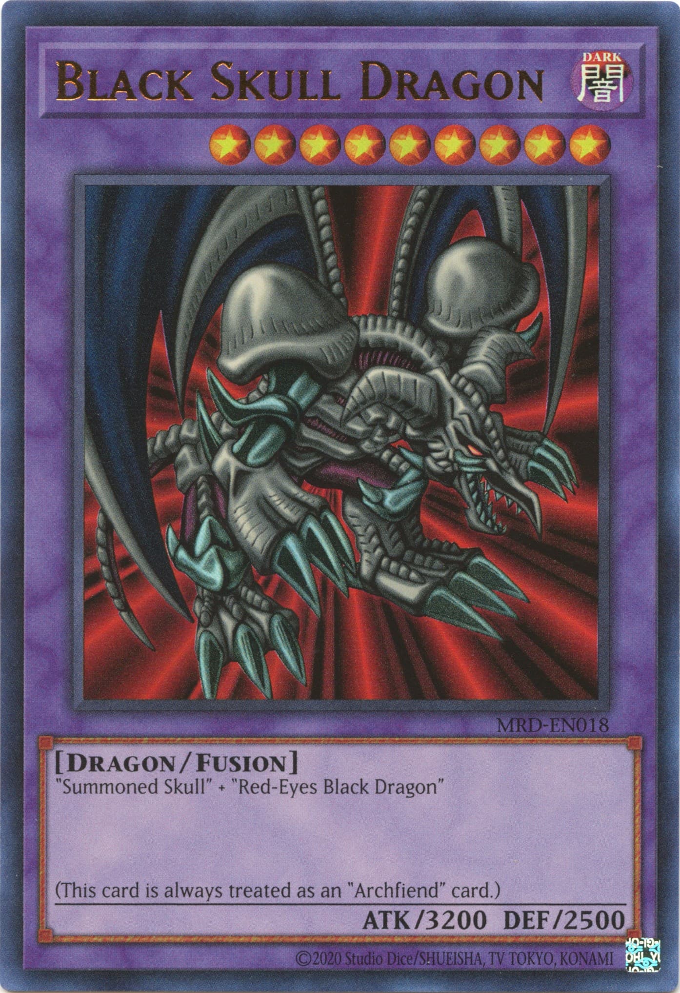 Black Skull Dragon — Metal Raiders (25th Anniversary Edition) card