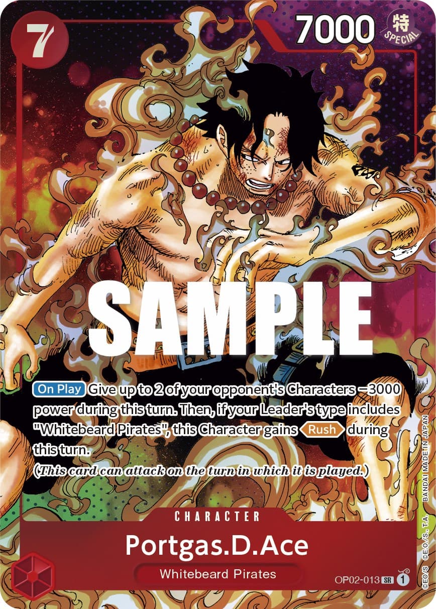 Portgas.D.Ace (Parallel) — Paramount War card