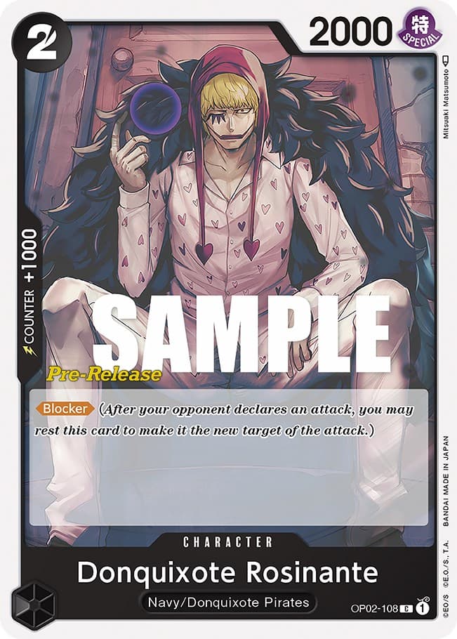 Donquixote Rosinante — Paramount War Pre-Release Cards card